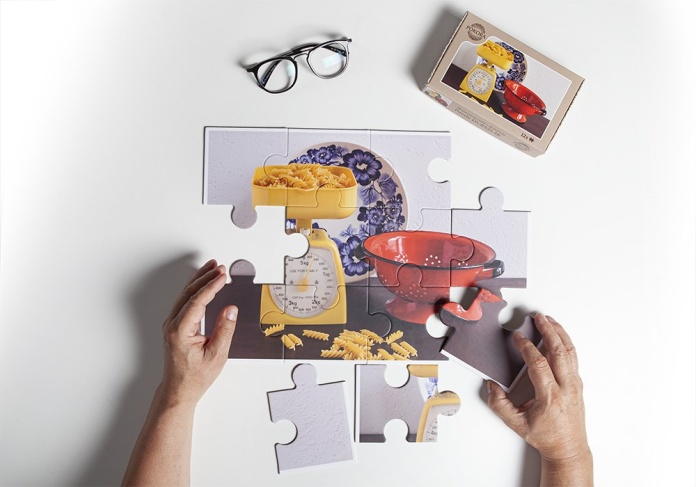 Puzzle Pokora 12 elementów do terapii Alzheimera i demencji